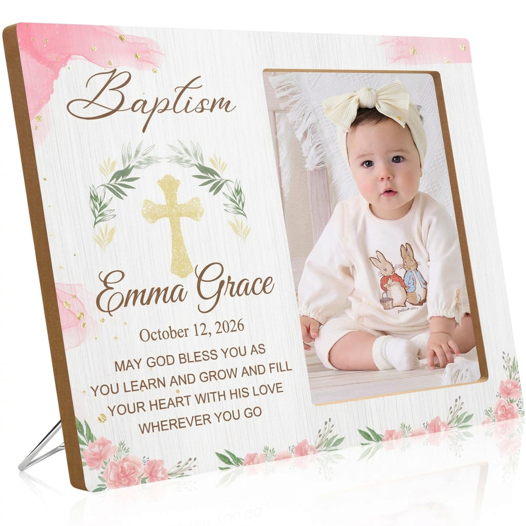 Personalized Baptism Picture Frame