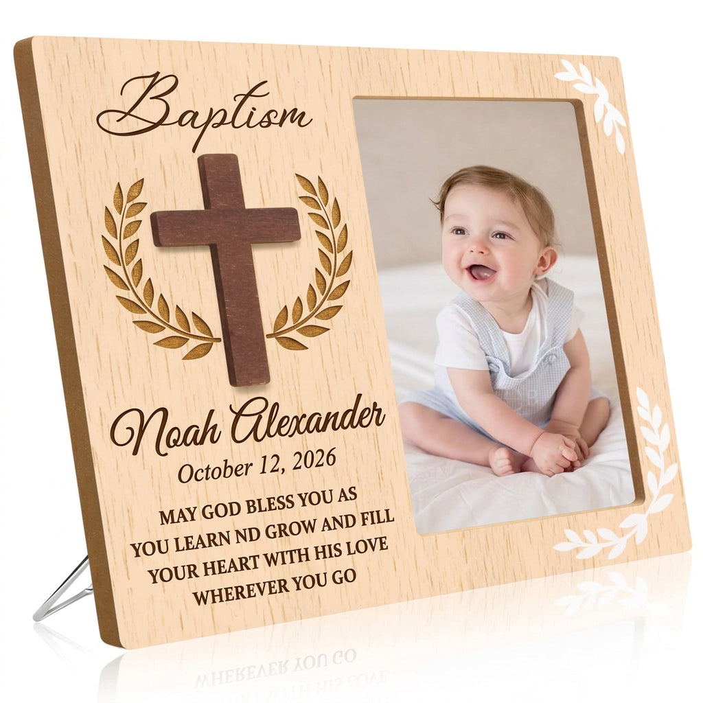 Personalized Baptism Picture Frame