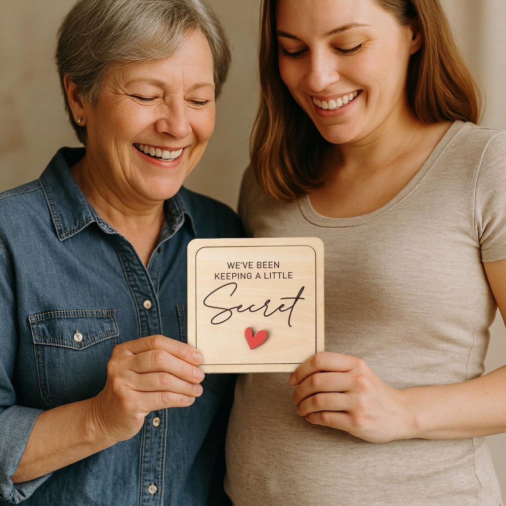 Personalized Pregnancy Announcement Baby Reveal Sign