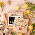 Personalized Pregnancy Announcement Baby Reveal Sign