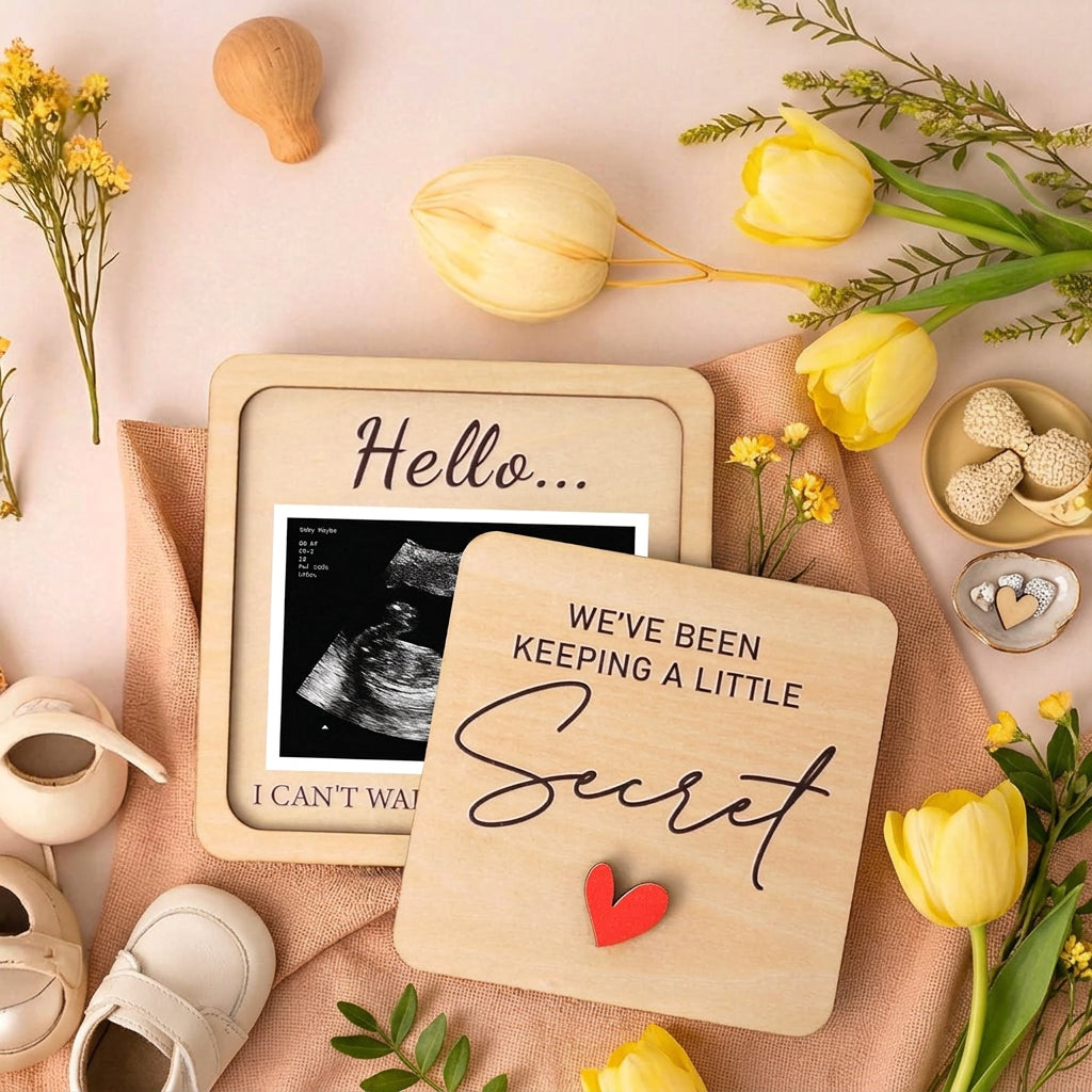 Personalized Pregnancy Announcement Baby Reveal Sign