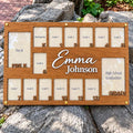 Personalized School Years Photo Frame - Pre-K to Grade 12 Picture Collage