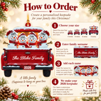 Personalized Snowman Family Christmas Ornament 2026