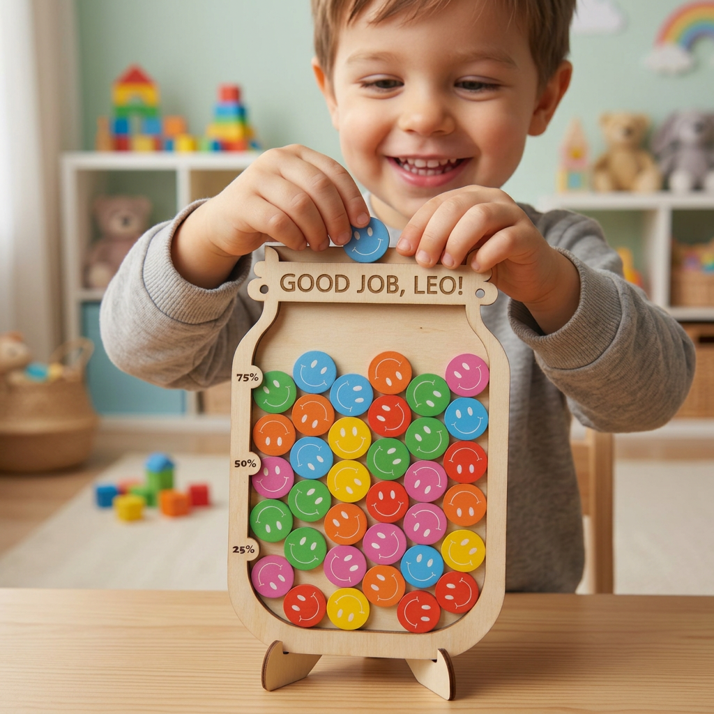 Personalized Magnetic Tracker Jar