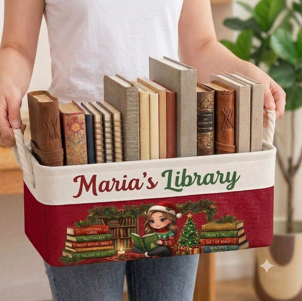 Book Lover Storage Basket