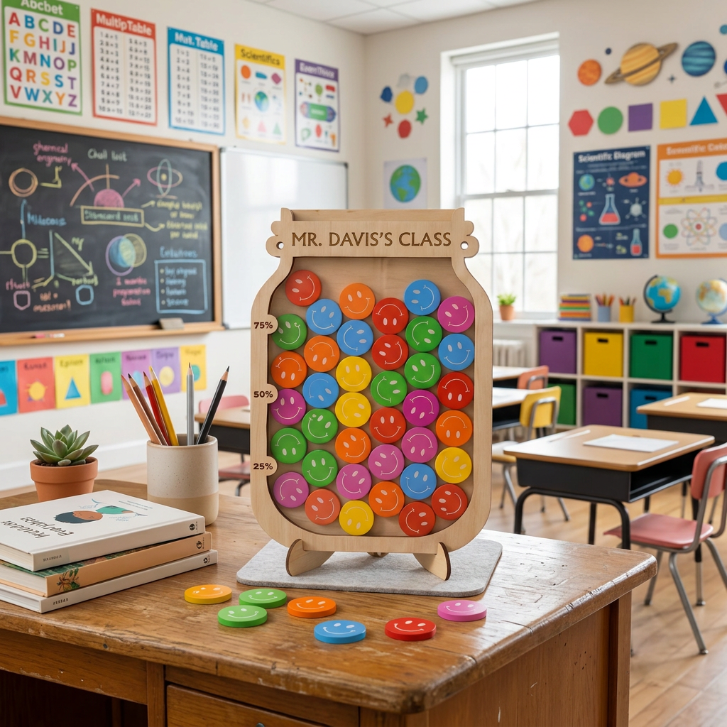 Personalized Magnetic Tracker Jar