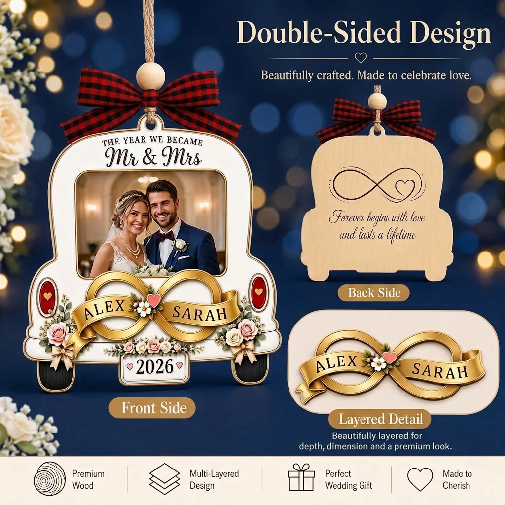 Personalized Wedding Ornament