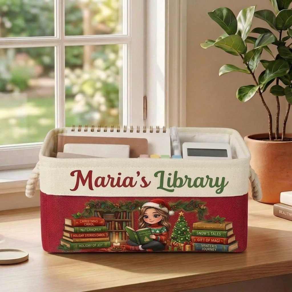 Book Lover Storage Basket