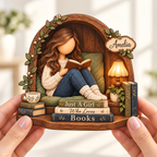 Cozy Reader block held in two hands