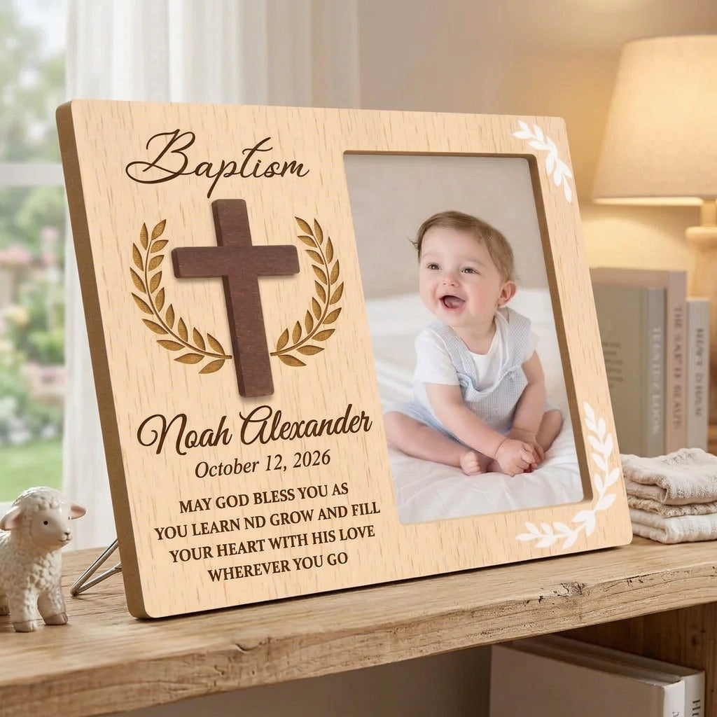 Personalized Baptism Picture Frame