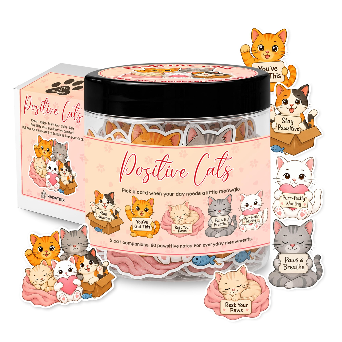 Positive Jar – 60 Affirmation Cards