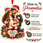 Radatrix Baby On The Way Christmas Ornament personalize