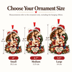 Radatrix Baby On The Way Christmas Ornament size guide