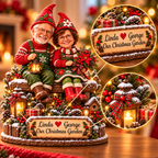 Personalized Christmas Garden Gnome Couple 07 lifestyle