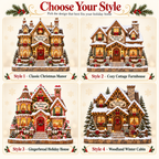Choose Your Style personalized Christmas family house