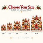 Christmas Village House size guide