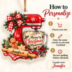 Radatrix personalized stand mixer Christmas ornament how