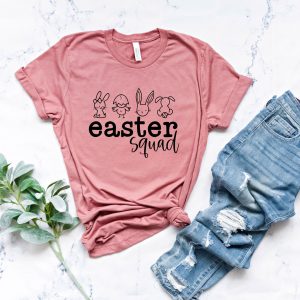 FunnyEaster Squad Shirt Happy Easter Tee