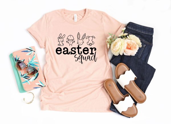 FunnyEaster Squad Shirt Happy Easter Tee