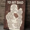 To My Bonus Dad Poster Thank You For Loving Me As Your Own