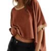 U-Neck Button-Down Cap Sleeve Top — Day Edit