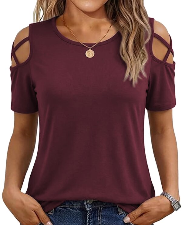 Cold Shoulder Tunic — Effortless Drape