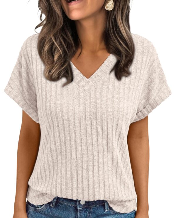 V-Neck Sweater Blouse — Sweet & Dressy