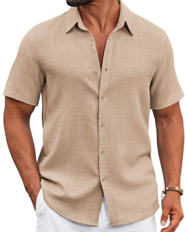 Textured Beach Shirt — Minimal Artistry
