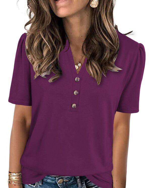 Short Sleeve Beach Blouse — Shore Ready