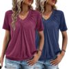 Deep V Ruffle Knit Top — Slim Seduction Deep V Ruffle Knit Top — Slim Seduction