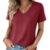 V-Neck Business Casual Tee — All Sizes