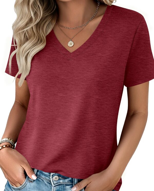 V-Neck Business Casual Tee — All Sizes