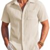 Linen Textured Beach Shirt — Occasion Versatile Linen Textured Beach Shirt — Occasion Versatile