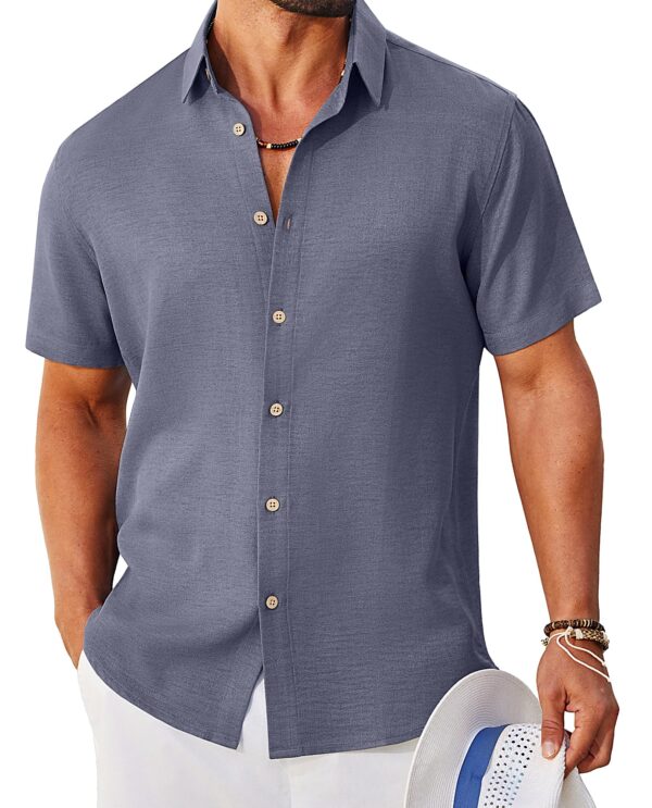 Linen Textured Button-Down — Understated Craft