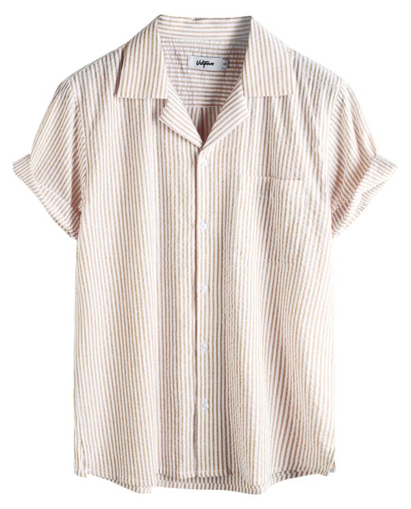 Striped Cotton Button-Down — Shore Essential