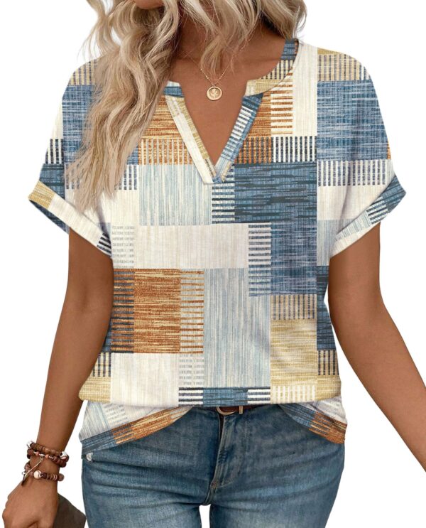 Short Sleeve Blouse — Vacation Dressy