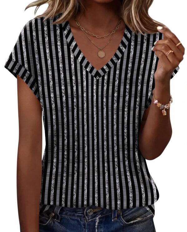 V-Neck Dressy Tee — Spring Essential