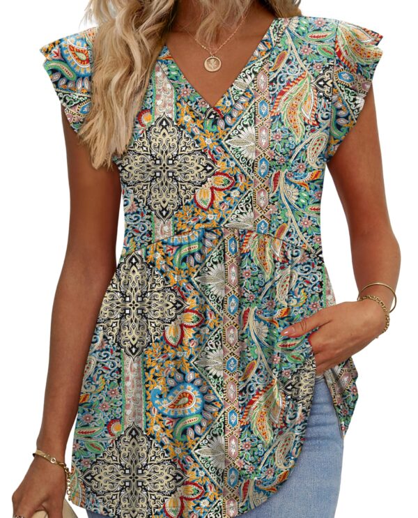 Babydoll Ruffle Sleeve Top — Soft & Romantic