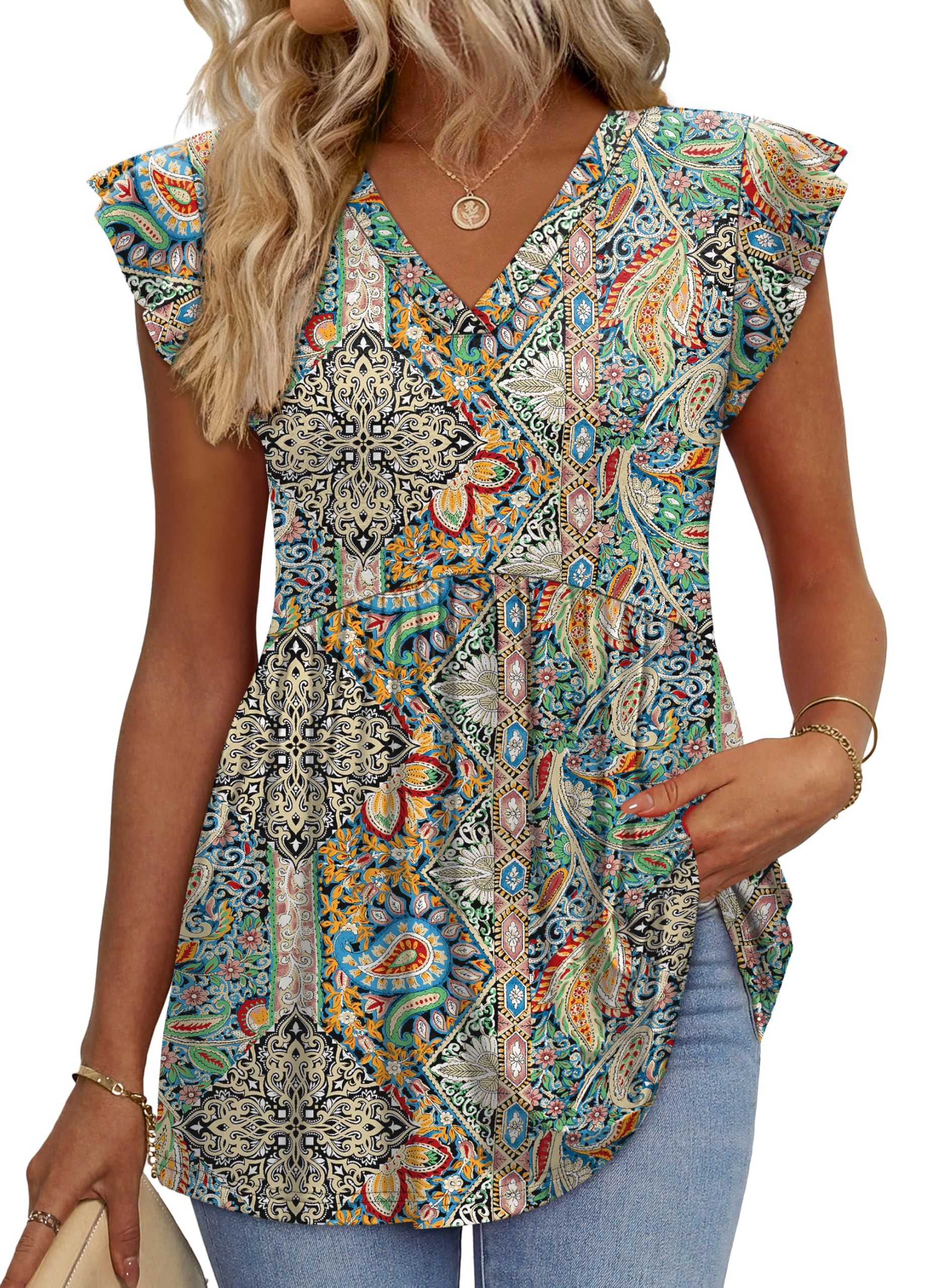 Babydoll Ruffle Sleeve Top — Soft & Romantic Babydoll Ruffle Sleeve Top — Soft & Romantic